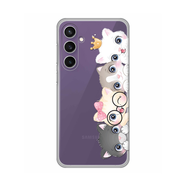 Maska za Samsung Galaxy S23 FE Cats Silikonska Print Skin - 8019979
