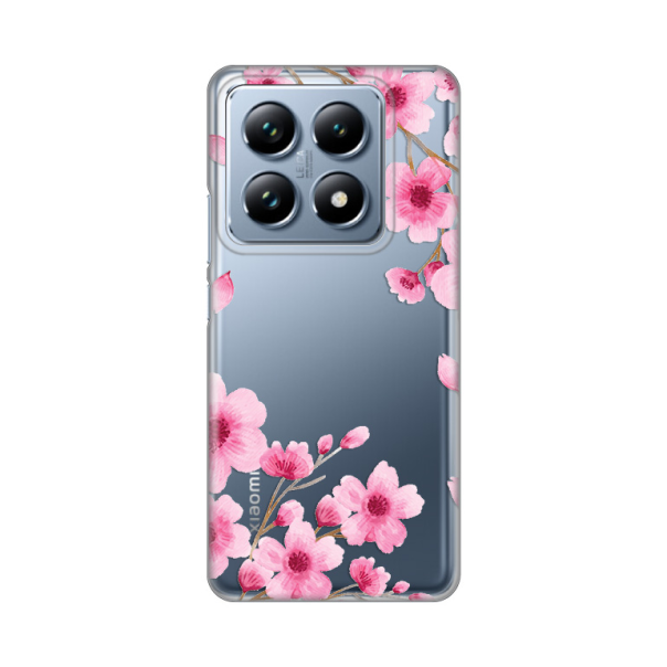 Torbica Silikonska Print Skin za Xiaomi 14T Pro Rose Flowers - 8020484