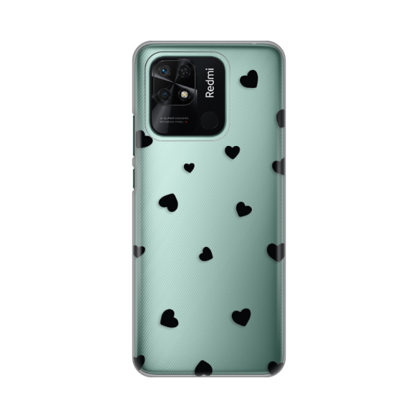 Maska za Xiaomi Redmi 10C Hearts Silikonska Print Skin - 8018657