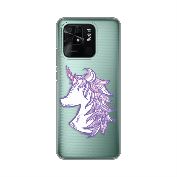 Torbica Silikonska Print Skin za Xiaomi Redmi 10C Purple Unicorn - 8018658