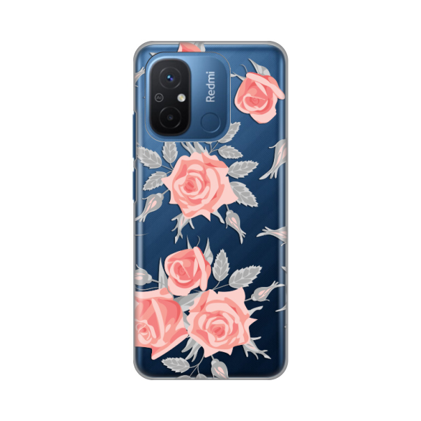 Maska za Xiaomi Redmi 12C Elegant Roses Silikonska Print Skin - 8019573