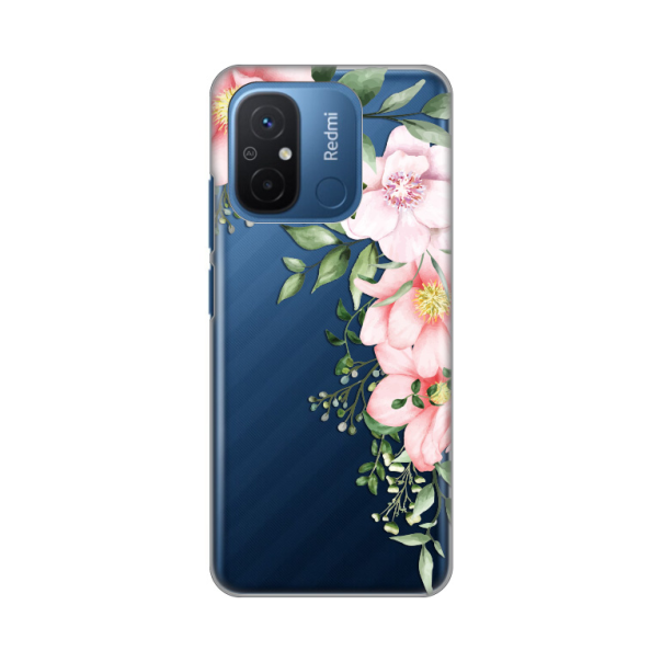 Maska za Xiaomi Redmi 12C Gentle Rose Pattern Silikonska Print Skin - 8019574