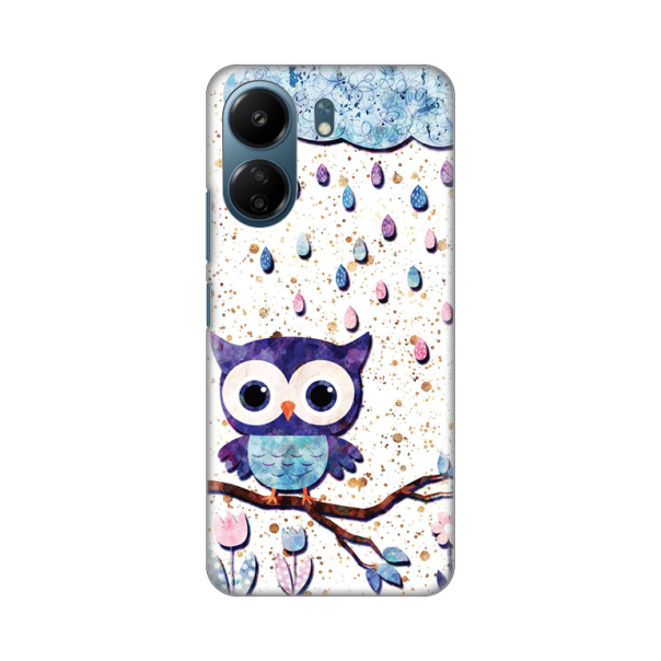Maska za Xiaomi Redmi 13C Owl Silikonska Print Skin - 8019952