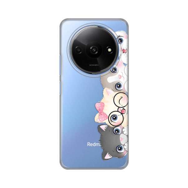 Maska za Xiaomi Redmi A3 Cats Silikonska Print Skin - 8020203