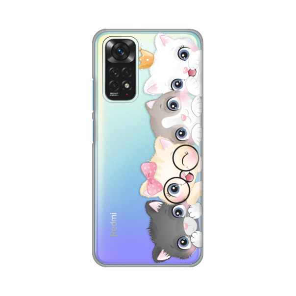 Maska za Xiaomi Redmi Note 11/Note 11S Cats Silikonska Print Skin - 8018589