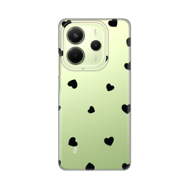 Torbica Silikonska Print Skin za Xiaomi Redmi Note 14 4G (SRB) Hearts - 8020762