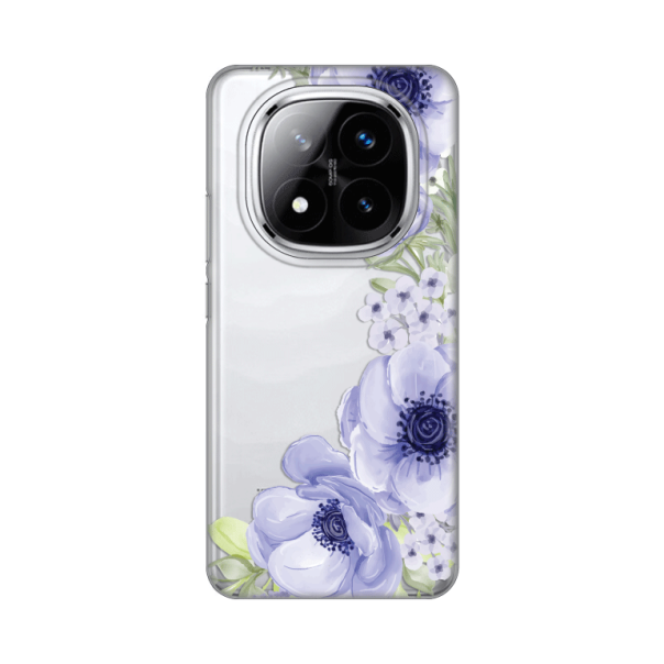 Torbica Silikonska Print Skin za Xiaomi Redmi Note 14 Pro Plus Blue Roses - 8020636