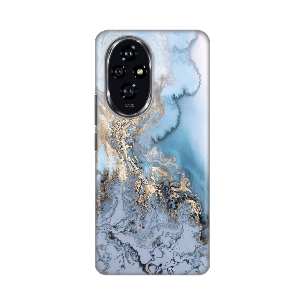 Maska za Honor 200 Blue Gold Marble Silikonska Print - 8020389