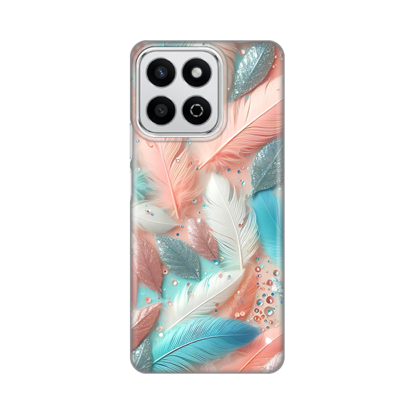 Maska za Honor 200 Smart/Honor X7c Pastel Feathers Silikonska Print - 8020533