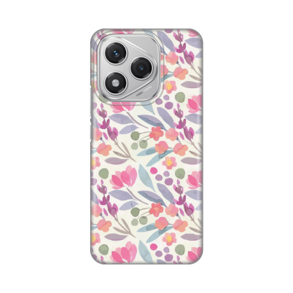 Maska za Honor 400 Lite Watercolor Flowers Silikonska Print - 8020772