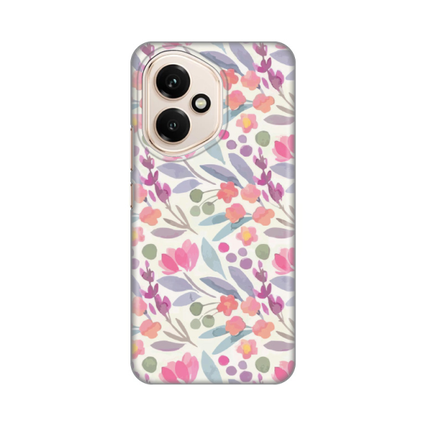 Maska za Honor 400 Watercolor Flowers Silikonska Print - 8020782