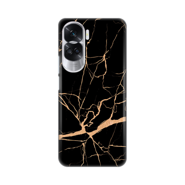 Maska za Honor 90 Lite All Black Silikonska Print - 8019744