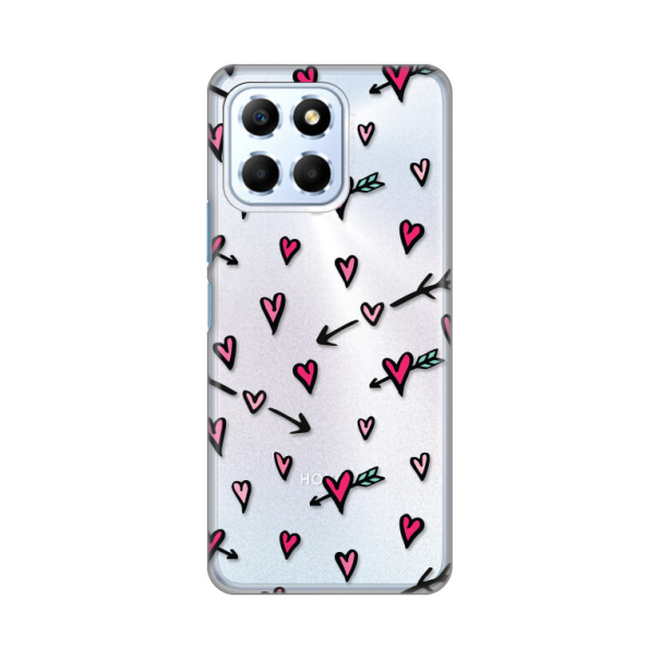 Torbica Silikonska Print Skin za Honor X6 Heart Pattern - 8019291