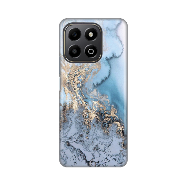 Torbica Silikonska Print za Honor X6b Blue Gold Marble - 8020407