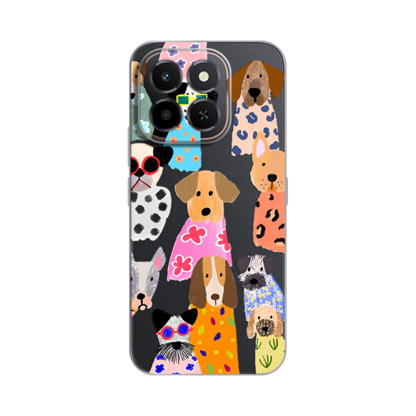 Maska za Honor X6c Fashion Dogs Silikonska Print - 8020941