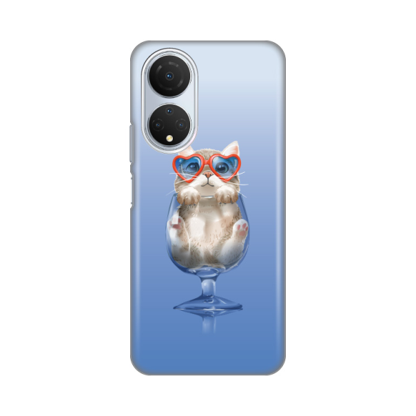Torbica Silikonska Print za Honor X7 Funny Cat - 8018723
