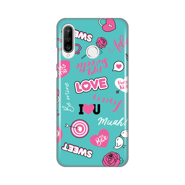 Torbica Silikonska Print za Huawei P30 Lite Love - 8018728