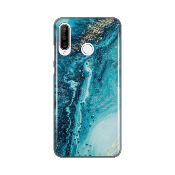 Torbica Silikonska Print za Huawei P30 Lite Pretty Marble - 8017438