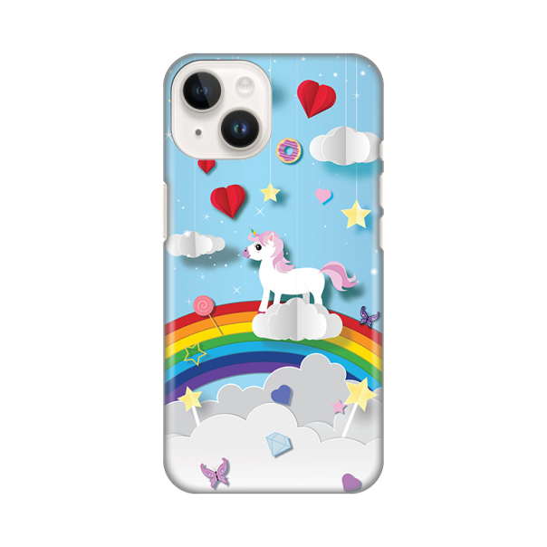 Torbica Silikonska Print za iPhone 14 6.1 Unicorn - 8019218