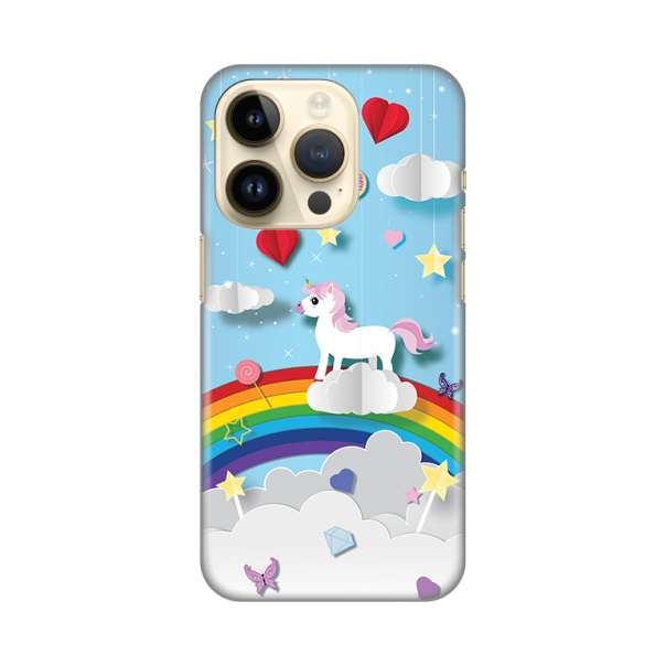 Torbica Silikonska Print za iPhone 14 Pro 6.1 Unicorn - 8019230