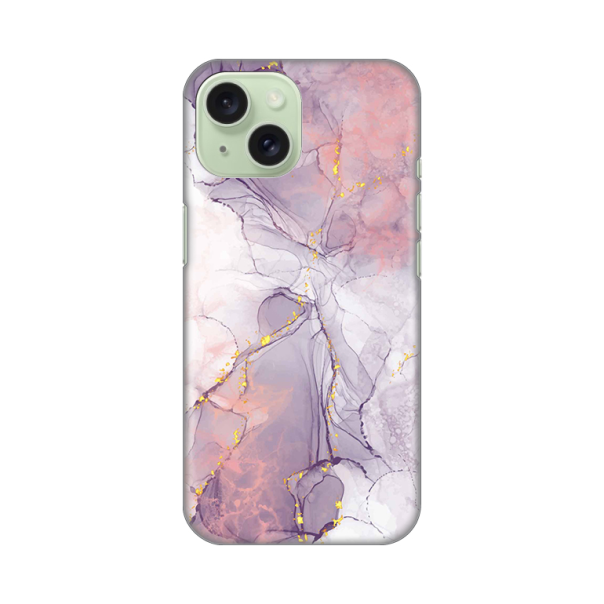 Maska za iPhone 15 6.1 Silikonska Print Pink Marble - 8019885