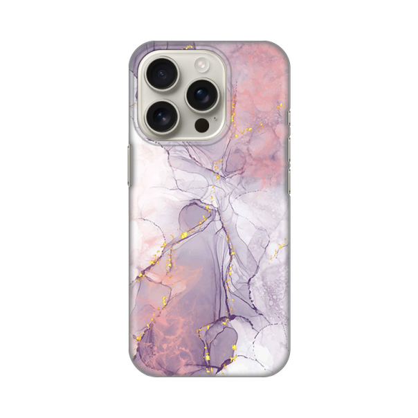 Maska za iPhone 16 Pro 6.3 Silikonska Print Pink Marble - 8020521