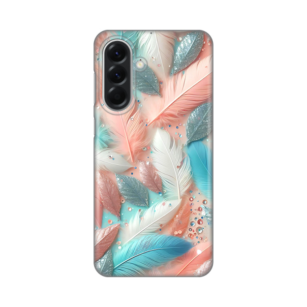 Maska za Samsung Galaxy A56 5G Pastel Feathers Silikonska Print - 8020701