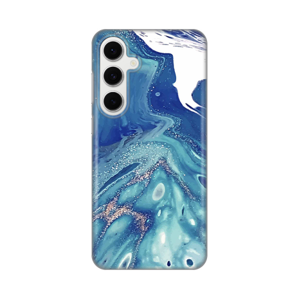 Maska za Samsung Galaxy S24 Fe Blue Marble Silikonska Print - 8020476