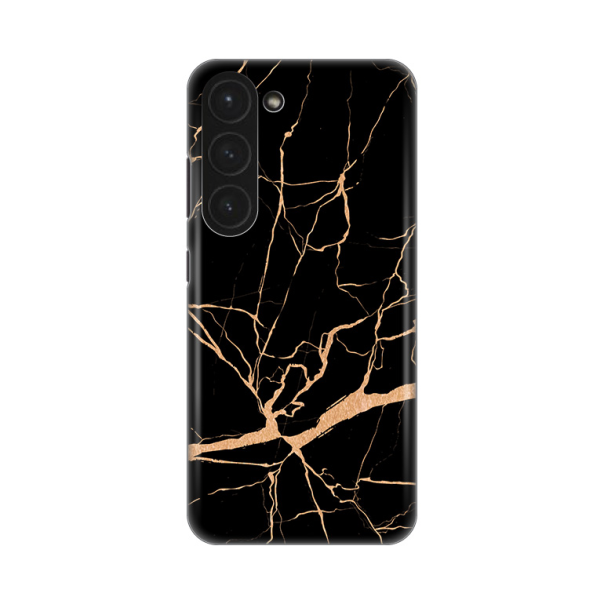 Maska za Samsung Galaxy S23 All Black Silikonska Print - 8019372