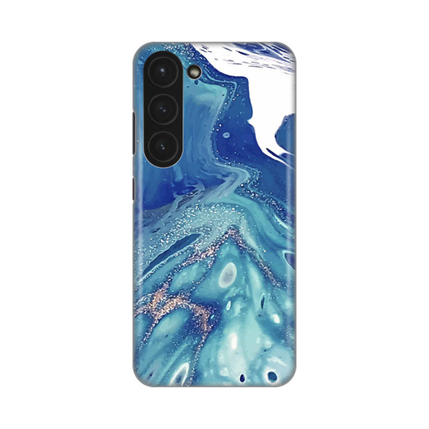 Maska za Samsung Galaxy S23 Blue Marble Silikonska Print - 8019374