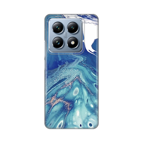 Torbica Silikonska Print za Xiaomi 14T Pro Blue Marble - 8020544-1