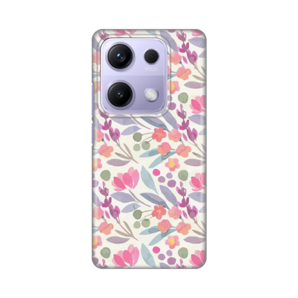 Maska za Xiaomi Redmi 14s Watercolor Flowers Silikonska Print - 8020777