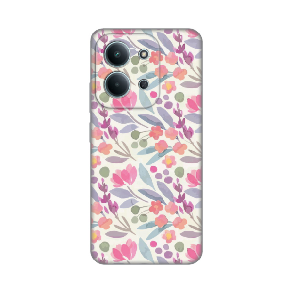 Maska za Xiaomi Redmi 15C 4G Watercolor Flowers Silikonska Print - 8021018