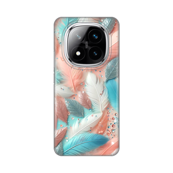 Torbica Silikonska Print za Xiaomi Redmi Note 14 Pro Plus (EU) Pastel Feathers - 8020648