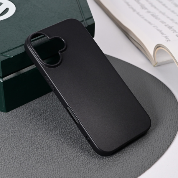 Maska za iPhone 16 6.1 mat silikonska Skin crna - 216096-1