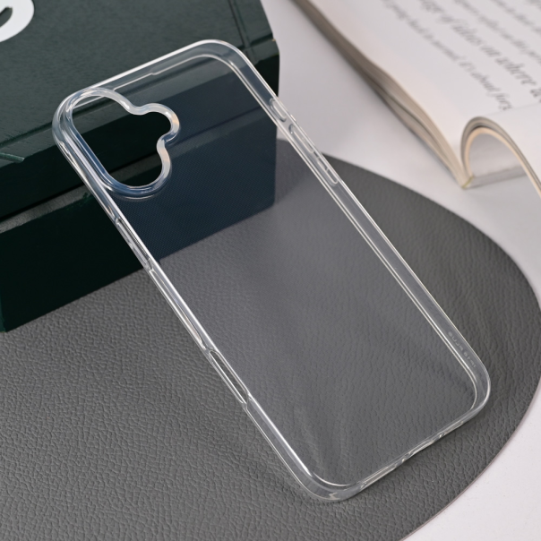 Maska za iPhone 16 Plus 6.7 transparent silikonska Skin - 216099-1