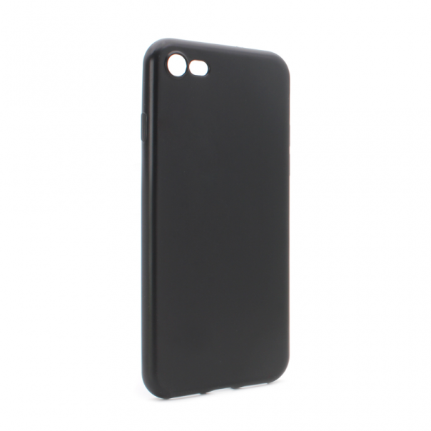 Maska za iPhone 7/8/SE 2020/2022 mat silikonska Skin crna - 88755-1