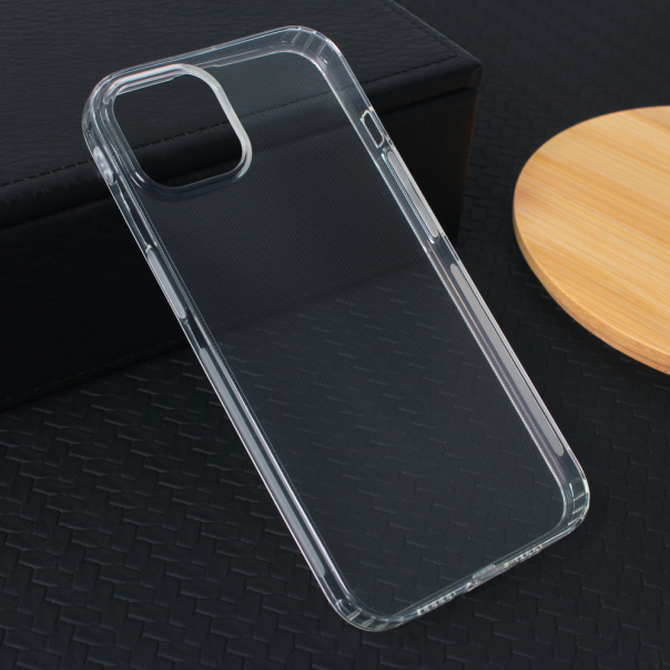 Maska za iPhone 14 6.1 transparent silikonska Ultra Thin with pluggy - 202434