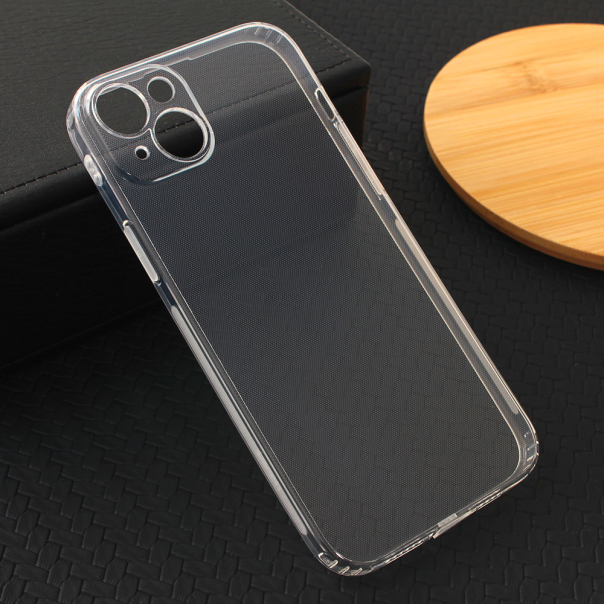 Maska za iPhone 15 Plus 6.7 transparent silikonska Ultra Thin with pluggy - 209880