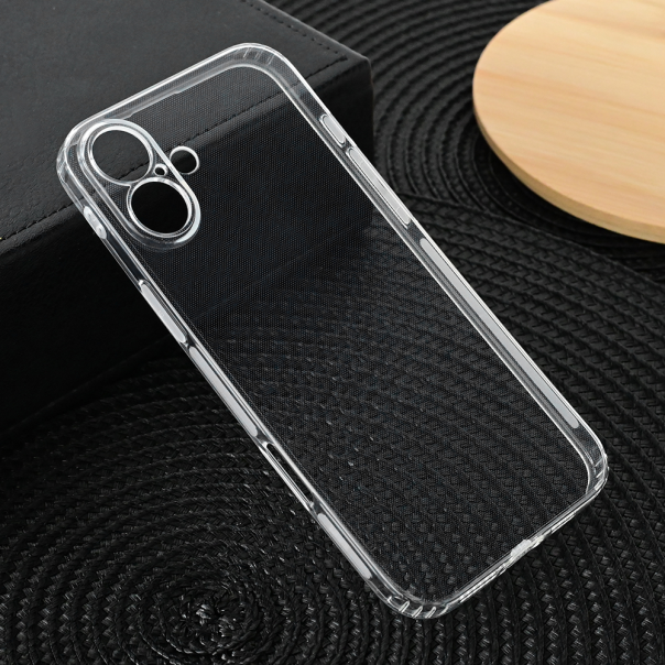 Maska za iPhone 16 Plus 6.7 transparent silikonska Ultra Thin with pluggy - 216105