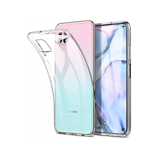 Maska za Huawei P40 Lite/Nova 6 SE transparent silikonska Ultra Thin - 79730-1