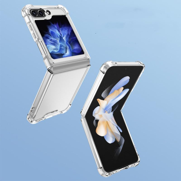 Maska za Samsung Galaxy Z Flip 5 transparent silikonska Ultra Thin - 209384-1