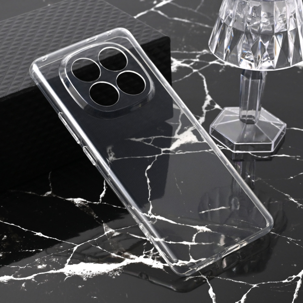 Maska za Xiaomi Redmi Note 14 Pro 5G (EU) transparent silikonska Ultra Thin - 218014