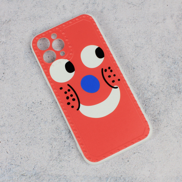 Maska za iPhone 11 Pro 5.8 Smile face crvena - 90384