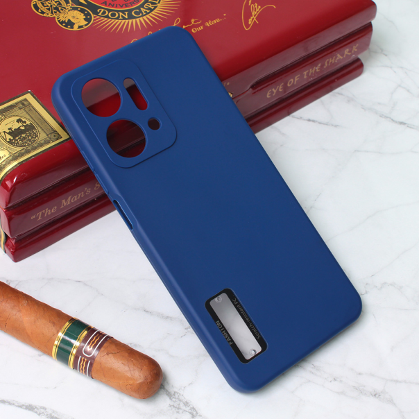 Maska za Honor X7a Soft Silicone plava - 206860