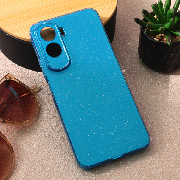 Maska za Honor 90 Lite Sparkle Dust plava - 211025