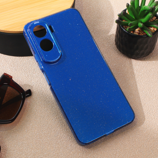 Torbica Sparkle Dust za Honor 90 Lite tamno plava - 213293