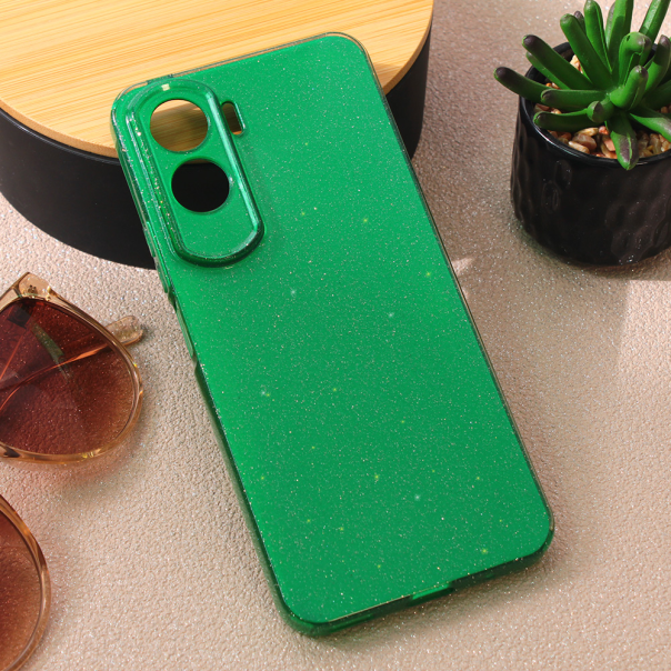 Maska za Honor 90 Lite Sparkle Dust zelena - 211030