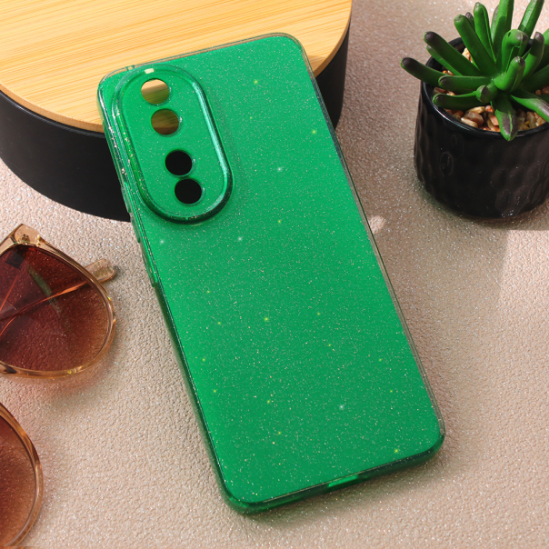 Torbica Sparkle Dust za Honor 90 zelena - 211038