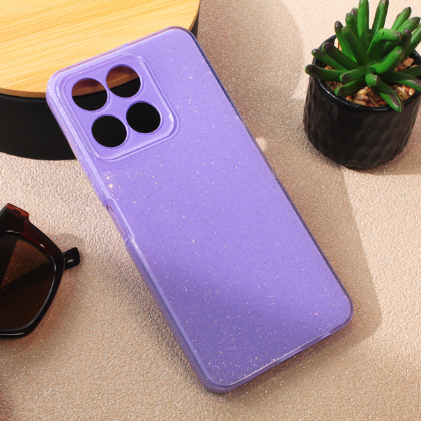 Maska za Honor X6a Sparkle Dust ljubičasta - 212933-1